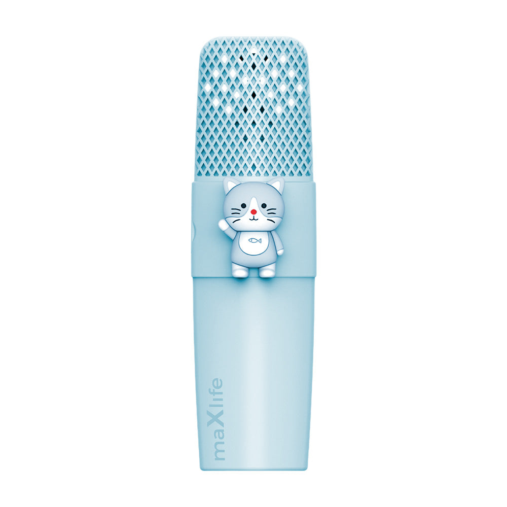 Mikrofon Karaoke Bluetooth Animal Blue