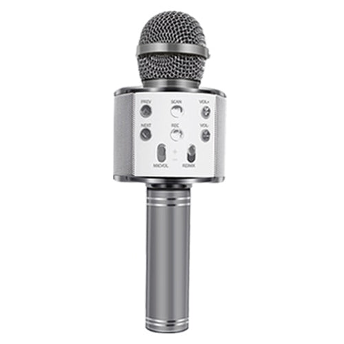 Mikrofon Karaoke Bluetooth Silver