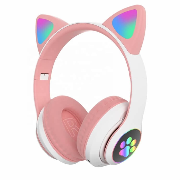 Slusalki CAT Bluetooth Pink