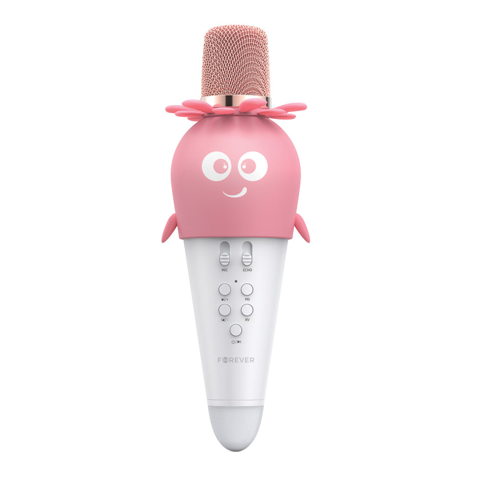 Mikrofon Karaoke Bluetooth Forever Pink