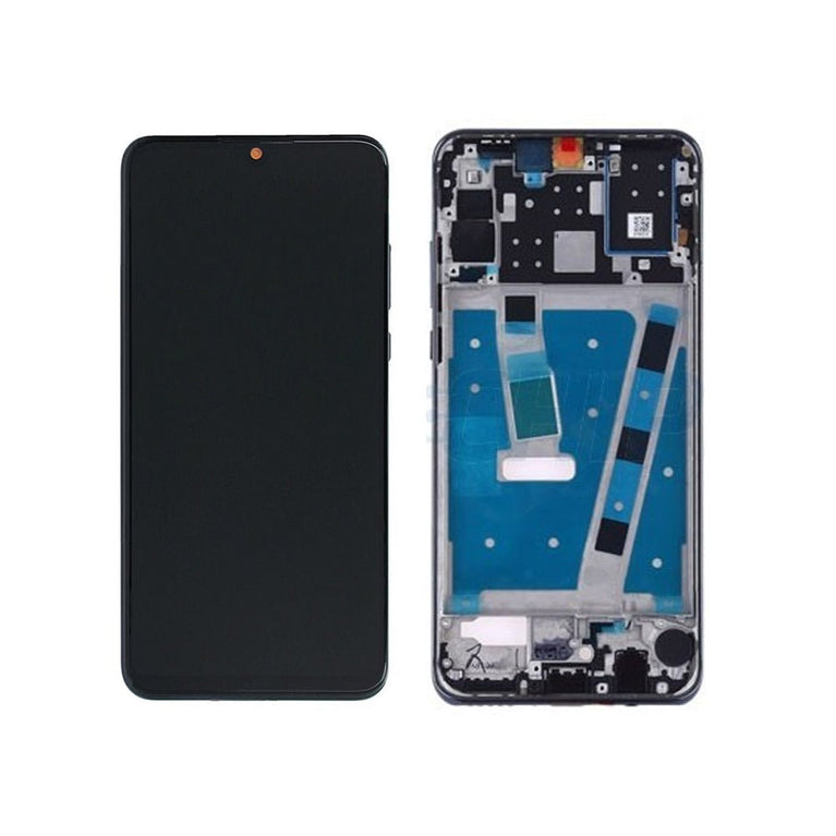 Ekran Huawei P30 Lite (with frame) Service Pack Black