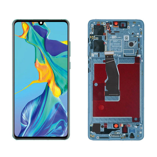 Ekran Huawei P30 Pro (with frame) Blue Original