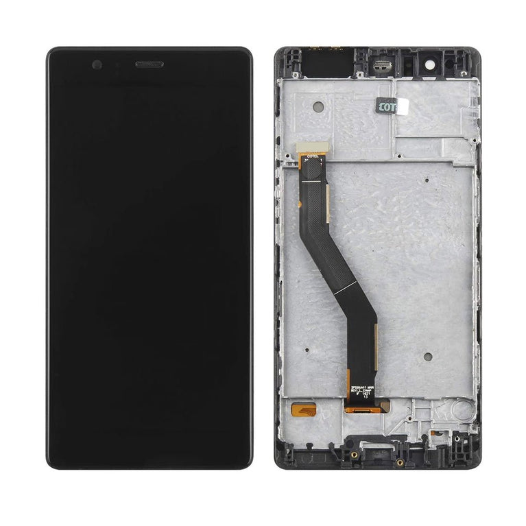 Ekran Huawei P9 (with frame) Black