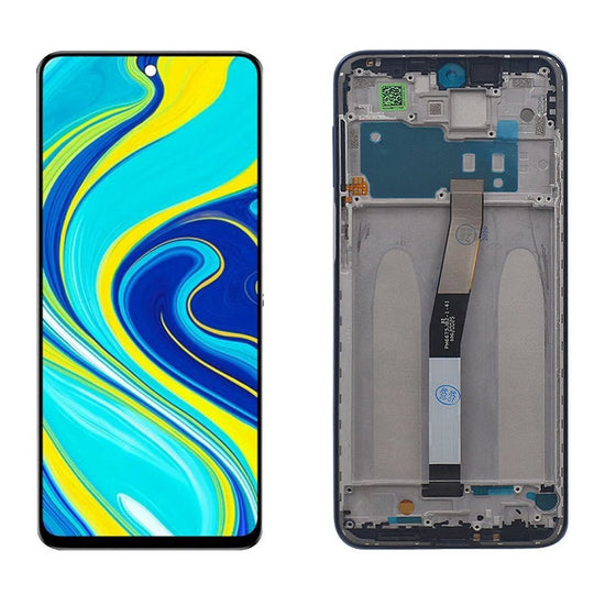 Ekran Xiaomi Redmi Note 9 Pro / Note 9 Pro Max / Note 9S (with frame) Black