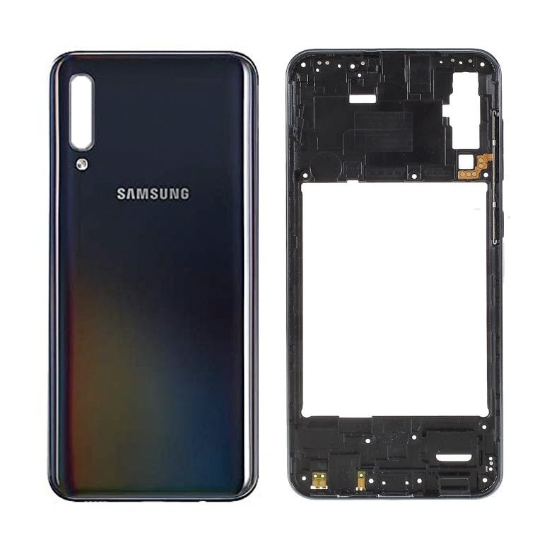 Samsung A50 Kapak i Frame Komplet Black