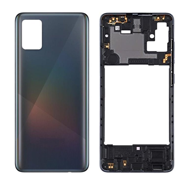 Samsung A51 Kapak i Frame Komplet Black